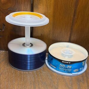 Sony and Memorex DVD+RW Discs